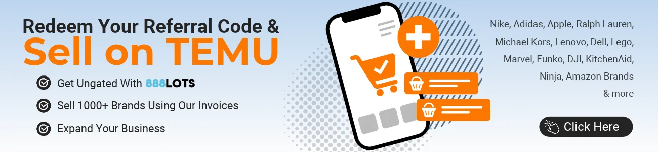 Get Ungated on Temu & Start Selling With 888Lots Today!