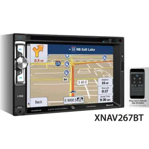 Dual XNAV267BT 6.2" LED Backlit Car Stereo Built-in Navigation
