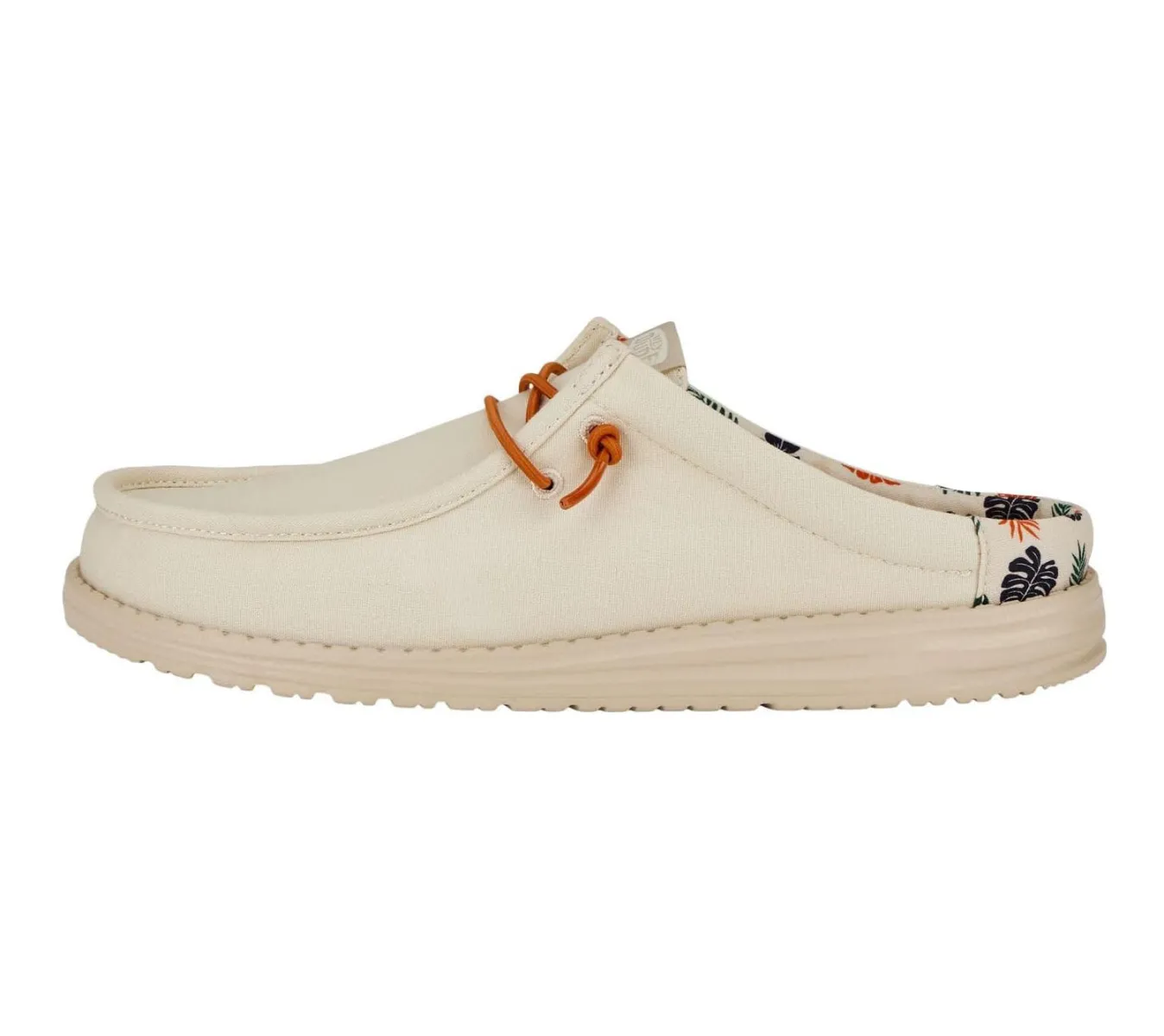 Hey Dude Wally Slub Canvas White Mens Size 13 Slip On Loafers Shoes‎ 40042-100 Amazon.com | HEYDUDE Mens Wally Shamrock Argyle White/Green  main image 3