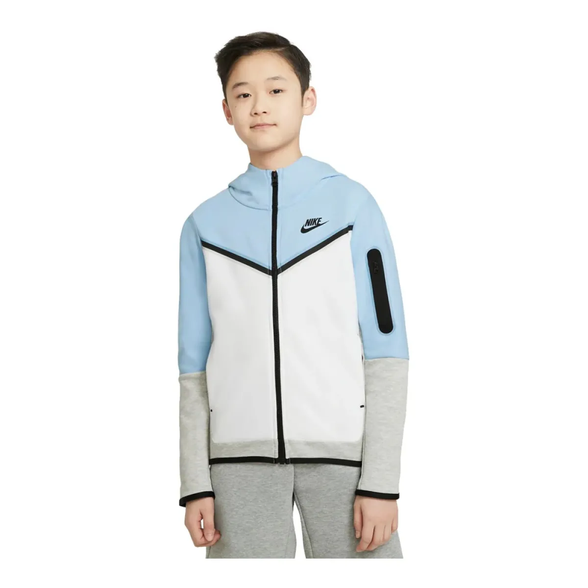 Nike Sportswear Tech Full Zip Fleece (Little Kids/Big K | B2B