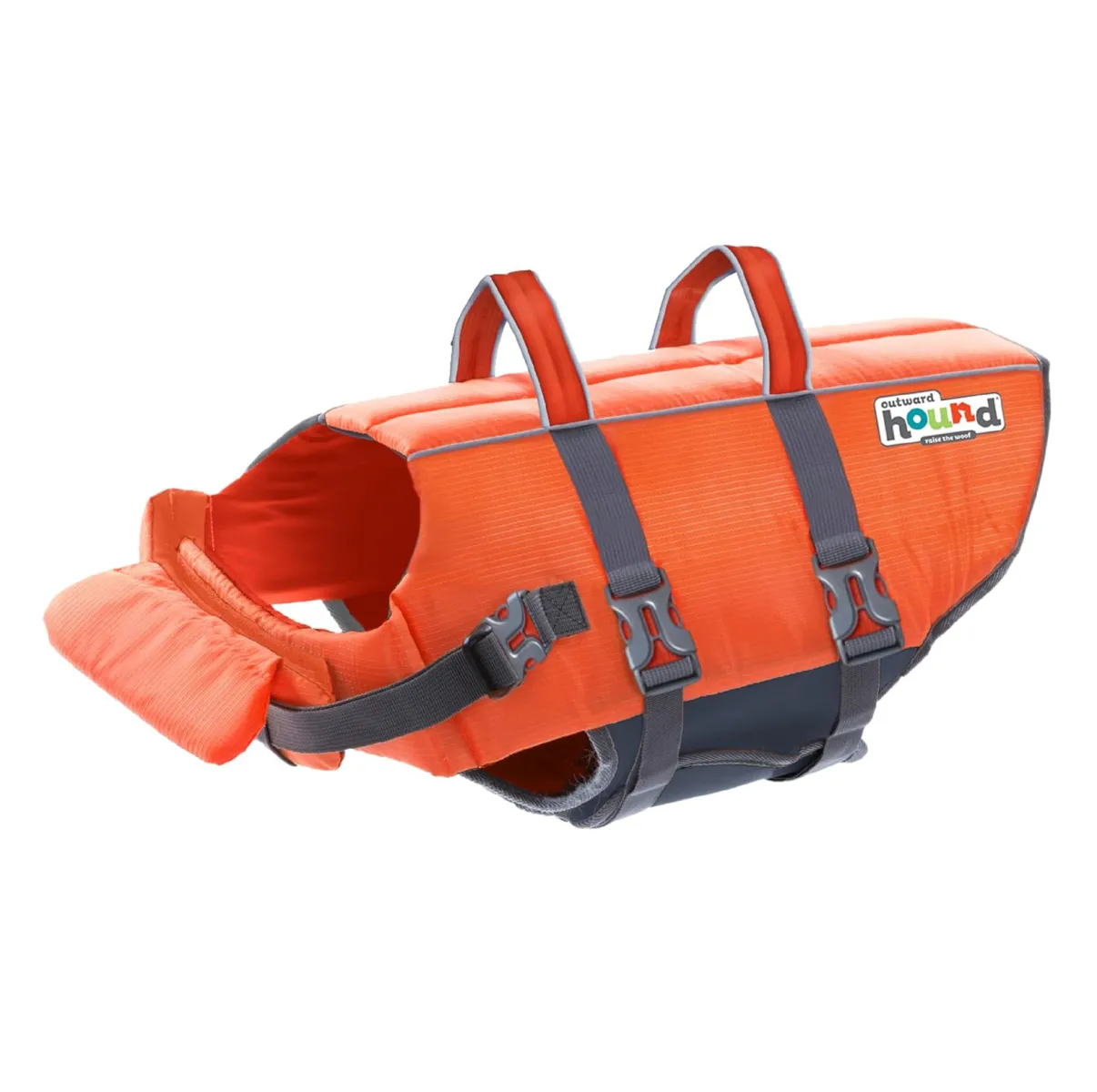 Outward Hound Granby Splash Orange Dog Life Jacket, XL